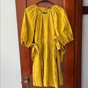 Zara Mustard Yellow Dress